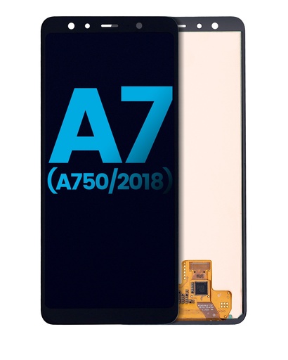 Bloc écran LCD sans châssis pour SAMSUNG A7 2018 - A750 - Aftermarket