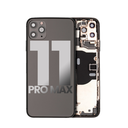Châssis avec nappes pour iPhone 11 Pro Max - Grade A - avec logo - Gris sidéral - original occasion