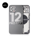 Châssis avec nappes pour iPhone 12 Pro Max - Grade A - avec logo - Version US - Graphite - original occasion