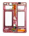 Châssis central compatible Samsung Galaxy S10 - Cardinal Red