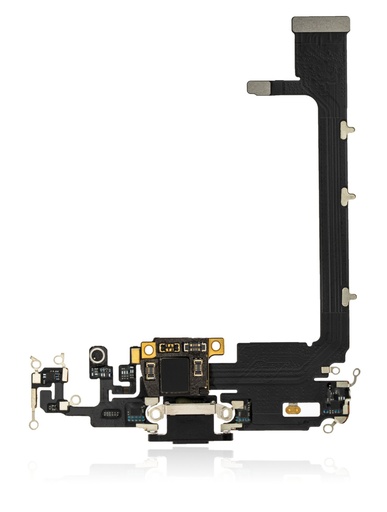 Connecteur de charge pour iPhone 11 Pro Max - AM Plus - Gris Sidéral