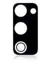 Lentille de camera arrière avec adhésif pour SAMSUNG S20 FE 4G-5G - Verre seul - Kit de 10
