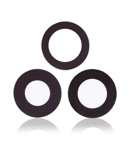 Lentilles camera arriere avec adhesif pour iPhone 12 Pro Max - verre seul - Saphir véritablee-Premium - Kit de 3