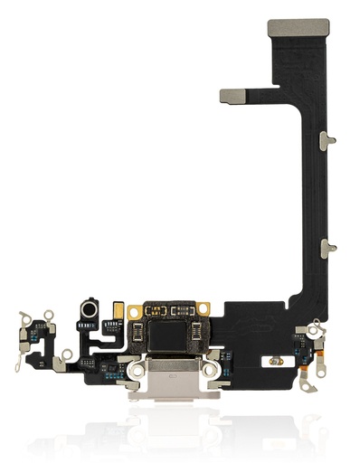 [107082069378] Connecteur de charge compatible iPhone 11 Pro - Argent
