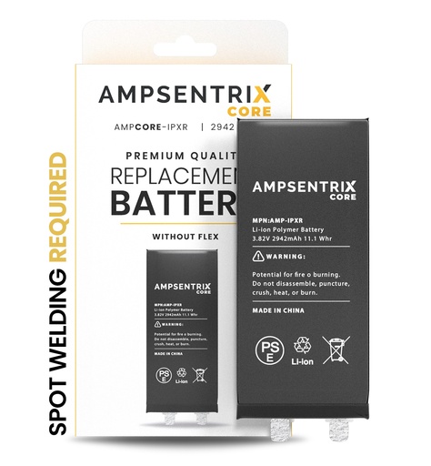 [107082073357] Batterie à souder pour iPhone XR - AmpSentrix