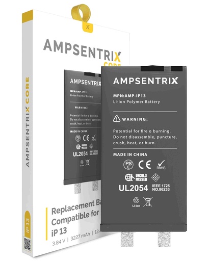 [107082074631] Batterie SANS BMS compatible iPhone 13 - AmpSentrix Core