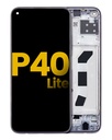 Bloc écran LCD avec châssis pour HUAWEI P40 Lite et Nova 6 SE - Reconditionné - Noir