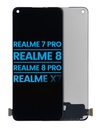 Bloc écran LCD sans chassis pour Realme 7 PRO - 8 - 8 PRO - X7 - Aftermarket Incell - Toutes couleurs
