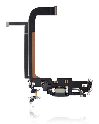 [107082080655] Nappe connecteur de charge compatible pour iPhone 13 Pro Max - PREMIUM - Vert Alpin