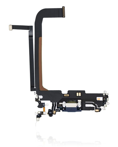 [107082080760] Nappe connecteur de charge compatible pour iPhone 13 Pro Max - PREMIUM - Sierra Blue