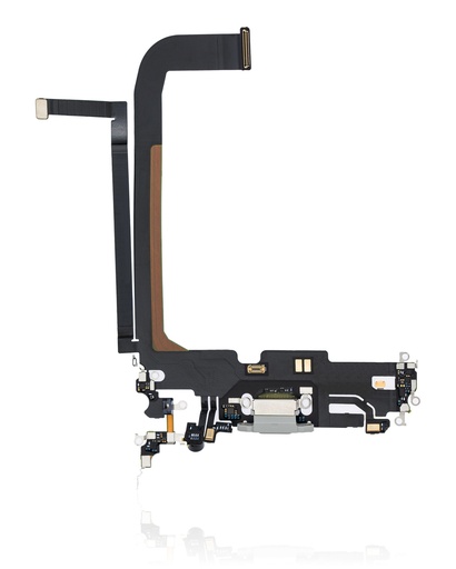 Connecteur de charge avec nappe pour iPhone 13 Pro Max - Premium - Argent