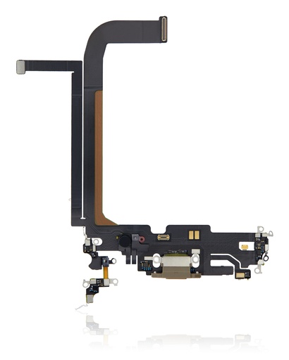 Connecteur de charge avec nappe pour iPhone 13 Pro Max - Premium - Or