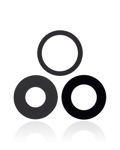 [107082080956] Lot de 10 lentilles de caméra arrière - verre seul - avec adhésif compatibles compatibles iPhone 13 Pro et 13 Pro Max - Aftermarket Plus - 3 pièces par lot