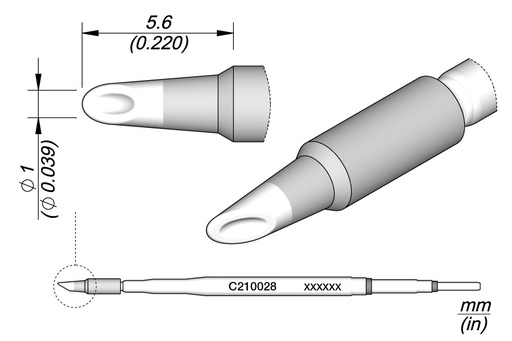 Panne cuillère Ø 1- JBC - C210028