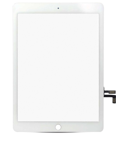 [107082005305] Vitre tactile compatible iPad Air 1- iPad 5 - 2017 sans bouton - Blanc - Reconditionné