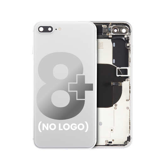 Chassis avec nappes compatible iPhone 8 Plus - sans logo - Aftermarket Plus - Argent