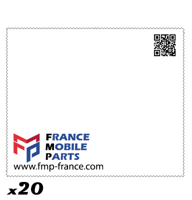 Lot de 20 lingettes Microfibres FMP - 15x18cm