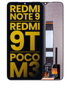 Bloc écran LCD sans châssis compatible XIAOMI Redmi Note 9 - Redmi 9T - Poco M3  - Reconditionné - Toutes couleurs