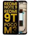 Bloc écran LCD avec châssis compatible XIAOMI Redmi Note 9 - Redmi 9T - Poco M3 - Reconditionné