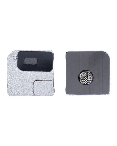 Lot de 10 Grilles pour micro de caméra arrière pour iPhone 12 Mini - Blanc