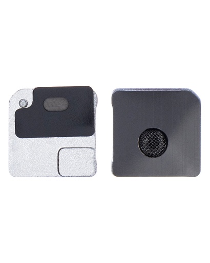 [107082025672] Grille pour micro de caméra arrière compatible pour iPhone 12 - Noir - Pack de 10