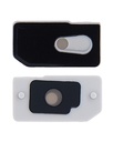 Lot de 10 Grilles pour micro de caméra arrière pour iPhone 13 Pro - 14 Pro - 14 Pro Max