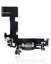Connecteur de charge avec nappe pour iPhone 13 - Aftermarket Plus - Noir Minuit