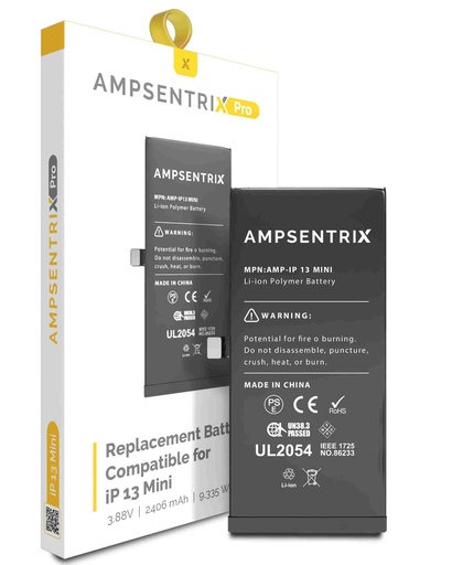 Batterie pour iPhone 13 Mini - AmpSentrix Pro