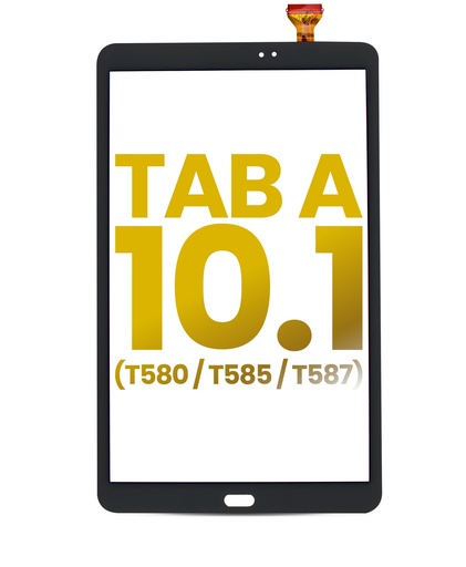 [107082015652] Vitre tactile compatible SAMSUNG Tab A10.1" - T580-T585-T587 - Noir