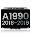 Bloc écran LCD pour MacBook Pro Retina 15" A1990 - 2018 et 2019 - Gris Sidéral