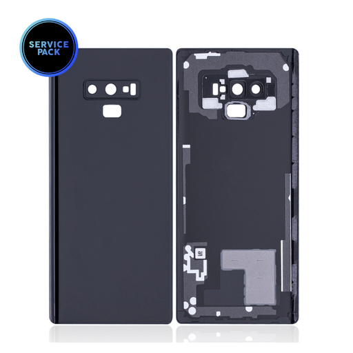 [107082012304] Vitre arrière version US pour SAMSUNG Note 9 - N960F - Noir - SERVICE PACK