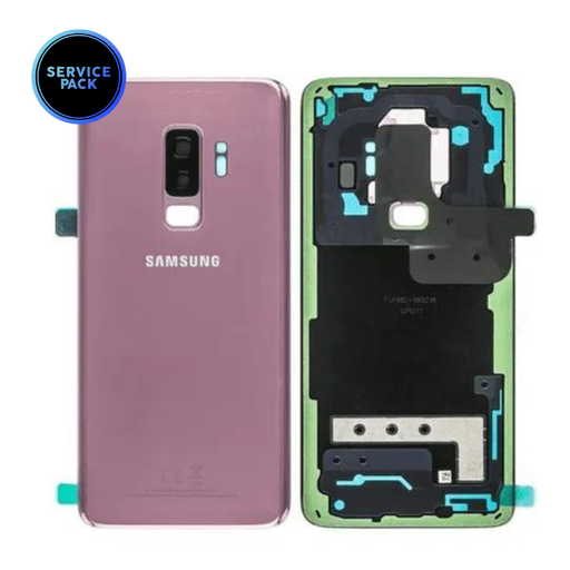 [107082011575] Vitre arrière pour SAMSUNG S9 - Version US - G960F - SERVICE PACK - Violet