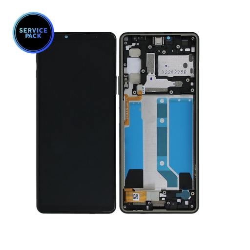 [A5047173A] Bloc écran OLED avec châssis pour Sony Xperia 10 IV XQ-CC54 - SERVICE PACK - Noir