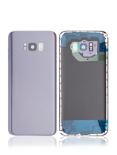 [107082011651] Vitre arriere compatible SAMSUNG S8 Plus - Sans Logo - Orchidée