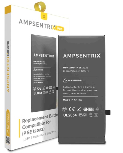 Batterie pour iPhone SE 2022 - AmpSentrix Pro