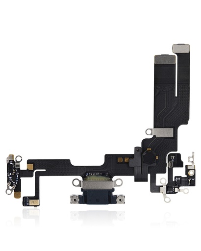 Connecteur de charge avec nappe pour iPhone 14 - Premium - Bleu