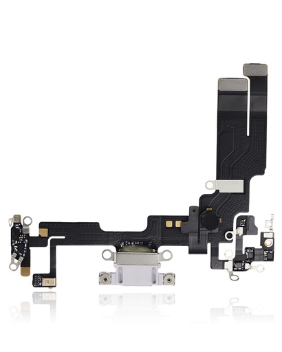 Connecteur de charge avec nappe pour iPhone 14 - Premium - Mauve