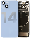 Vitre arrière avec adhésif et NFC original pour iPhone 14 - Avec Logo - Grade A - Bleu