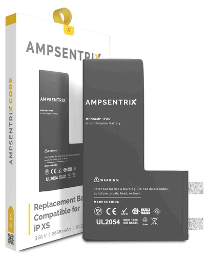 Batterie SANS BMS pour iPhone XS - AmpSentrix Core