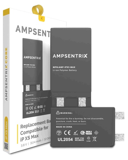Batterie SANS BMS pour iPhone XS Max - AmpSentrix Core