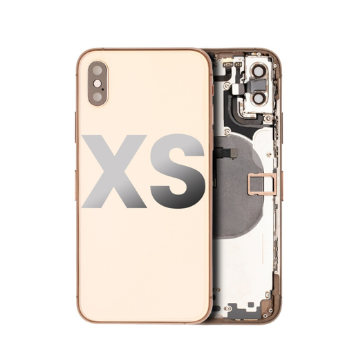 Châssis avec nappes pour iPhone XS - Grade A - avec logo - Or - original occasion