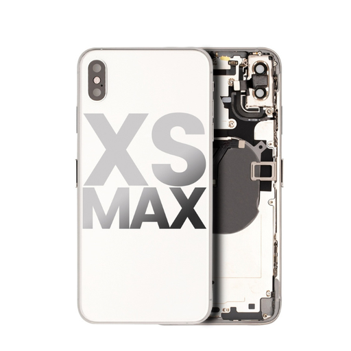 [107082009829] Châssis avec nappes pour iPhone XS Max - Grade A - avec logo - Argent