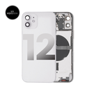 Châssis avec nappes pour iPhone 12 - Grade A - avec Logo - Version US - Blanc