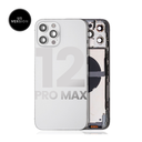 Châssis avec nappes pour iPhone 12 Pro Max - Grade A - avec Logo - Version US - Argent - original occasion