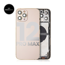 Châssis avec nappes pour iPhone 12 Pro Max - Grade A - avec Logo - Version US - Or - original occasion