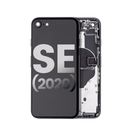 Châssis avec nappes pour iPhone SE 2020 - Grade A - avec logo - Noir - original occasion