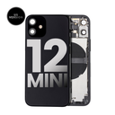 Châssis avec nappes pour iPhone 12 Mini - Grade A - avec Logo - Version US - Noir - original occasion