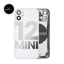 Châssis avec nappes pour iPhone 12 Mini - Grade A - avec Logo - Version US - Blanc