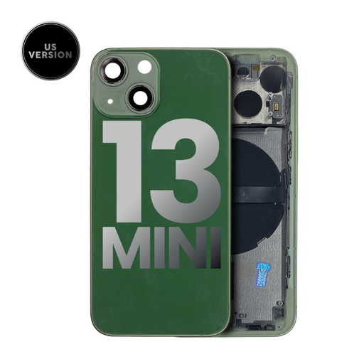 Châssis avec nappes pour iPhone 13 Mini - Grade A - avec Logo - Version US - Vert - original occasion