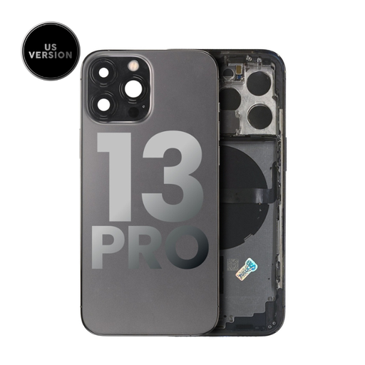 Châssis avec nappes pour iPhone 13 Pro - Grade A - avec Logo - Version US - Graphite - original occasion